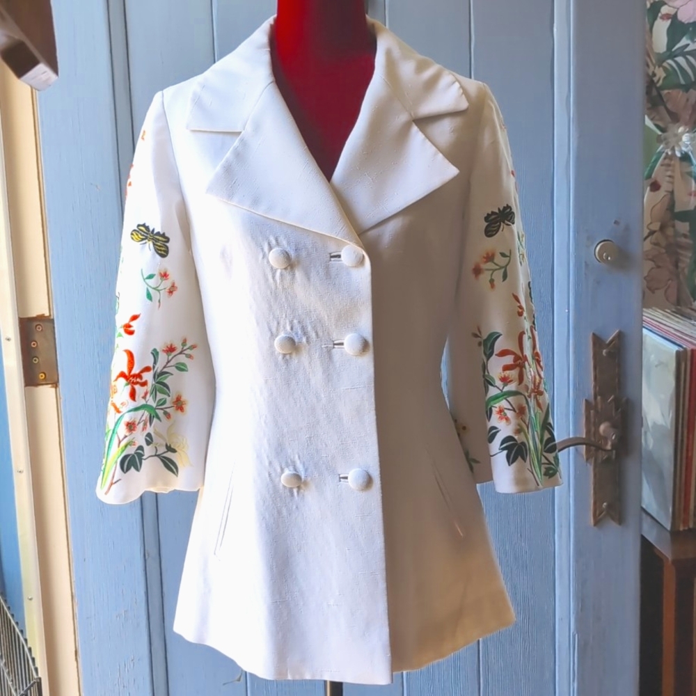 Vtg Lilli Ann early 60s Summer Suit Jacket Rare